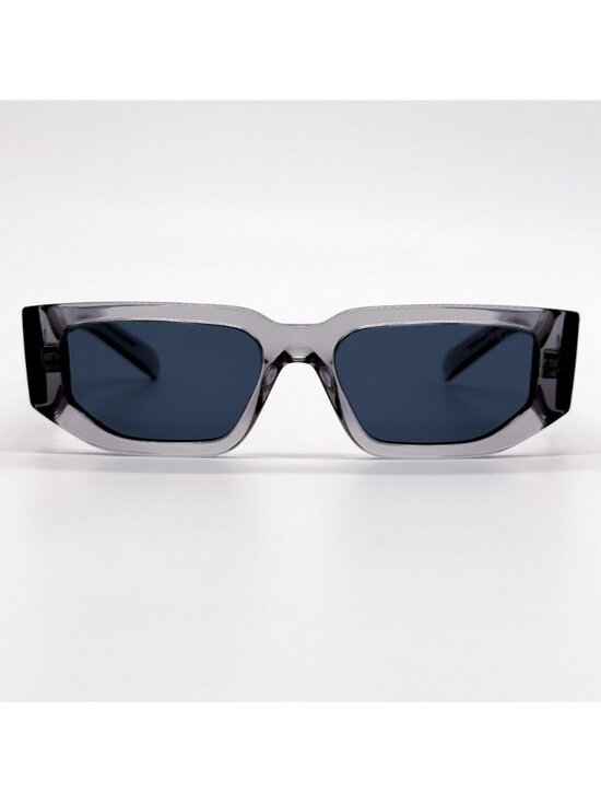 NEW PRADA SUNGLASSES PR09ZS 18S09T TRANSPARENT GRAY UNISEX PR 09ZS 18S09T, SPR 0
